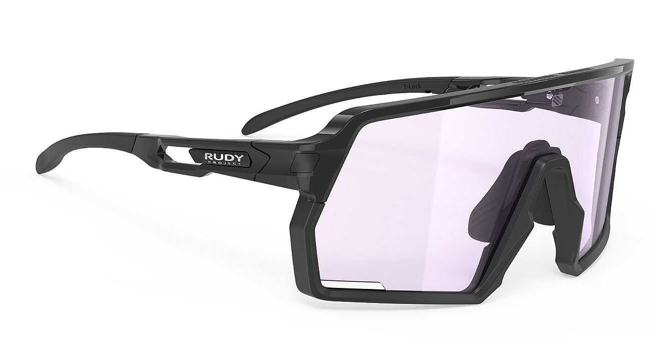 des lunettes Rudy Project Kelion - Black Gloss/ImpactX/Photochromatic 2 Laser Purple