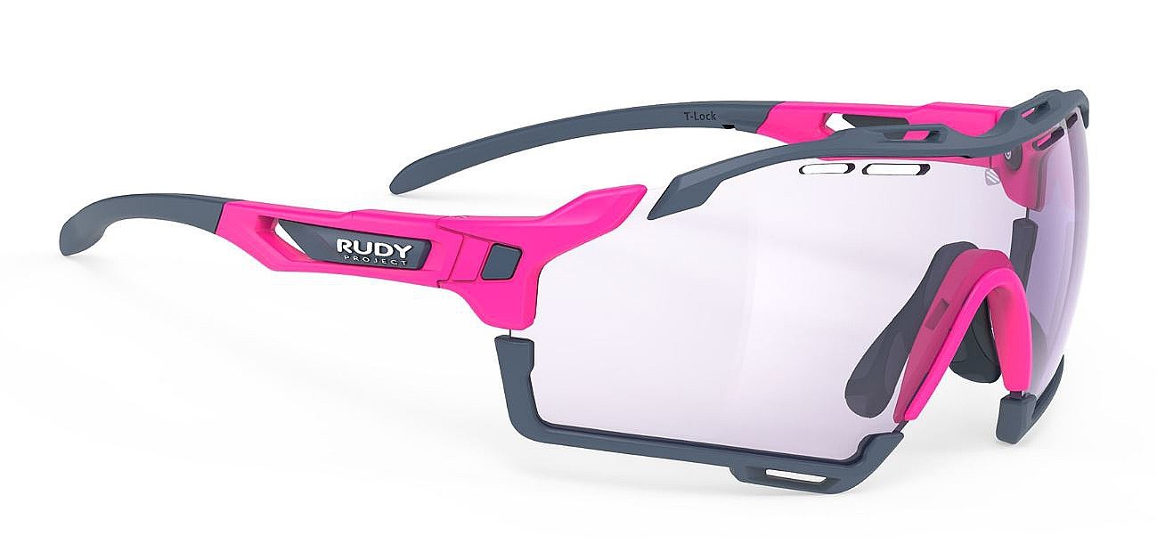 okuliare Rudy Project Cutline - Pink Fluo Matte/ImpactX 2 Laser Purple