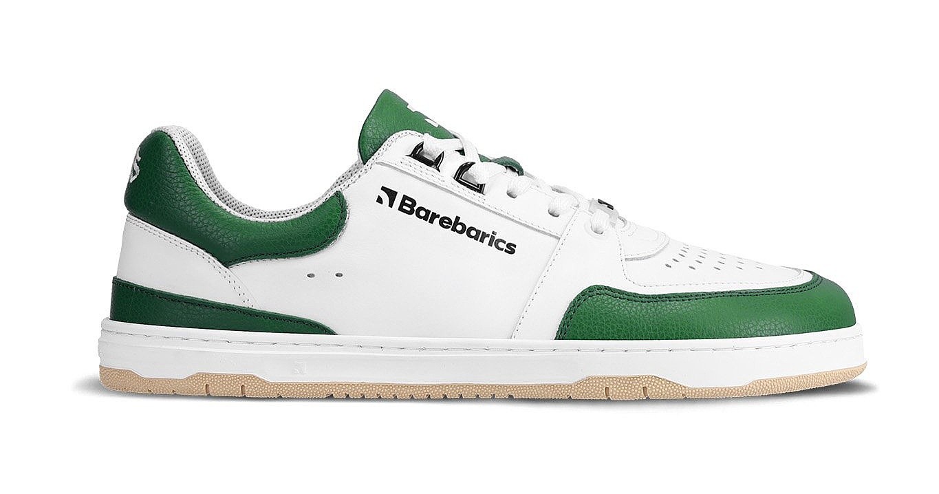 scarpe Barebarics Wave - White & Dark Green