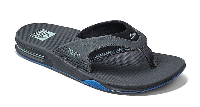 japonki Reef Fanning - Gunmetal/Ocean