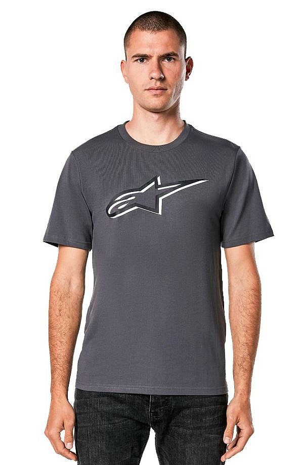 T-Shirt Alpinestars Ageless Shadow CSF - Charcoal/Black - men´s