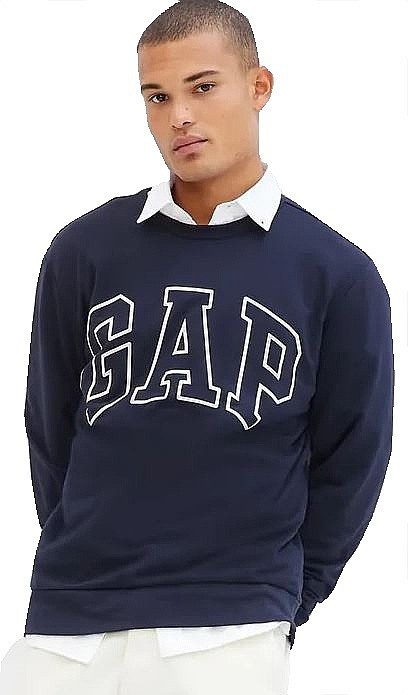 sweat-shirt GAP Logo GAP Fleece - Tapestry Navy - men´s