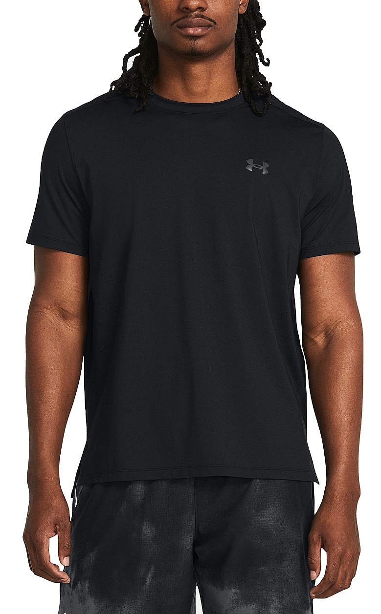 tricou Under Armour Launch Elite - Black/Reflective - men´s