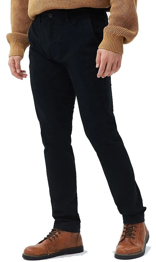 брюки GAP Essential Khaki Skinny Fit GapFlex - True Black - men´s