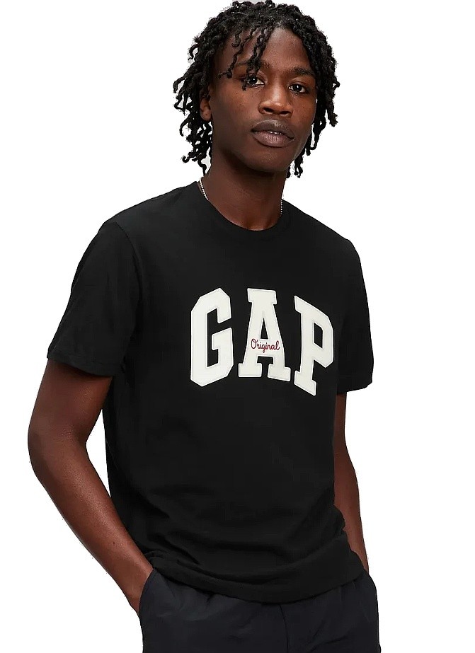 linne GAP Logo GAP - True Black - men´s