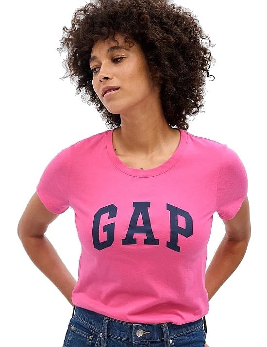 T-shirt GAP Logo GAP - Standout Pink - women´s