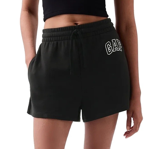 шорты GAP Logo GAP Heritage - True Black V2 - women´s