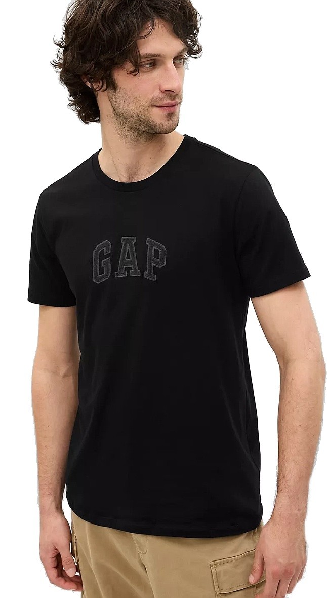 shirts GAP Logo GAP New Arch - True Black - men´s