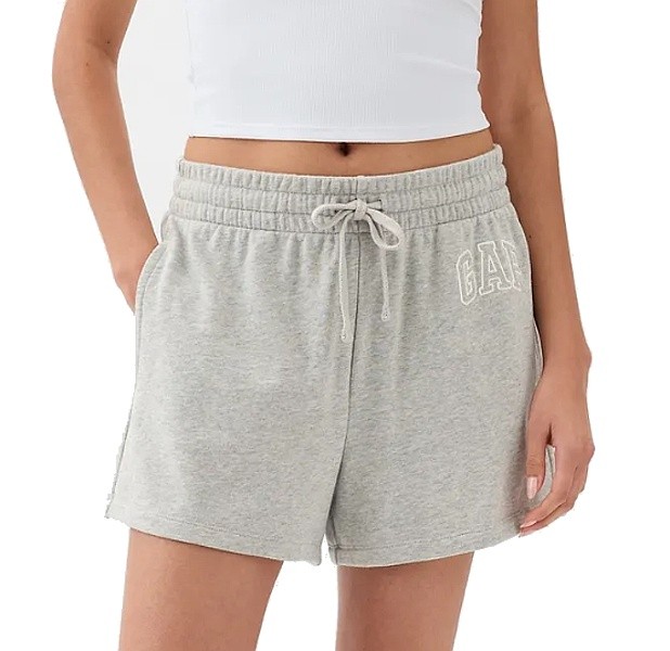 shorts GAP Logo GAP Heritage - Light Heather Grey - women´s