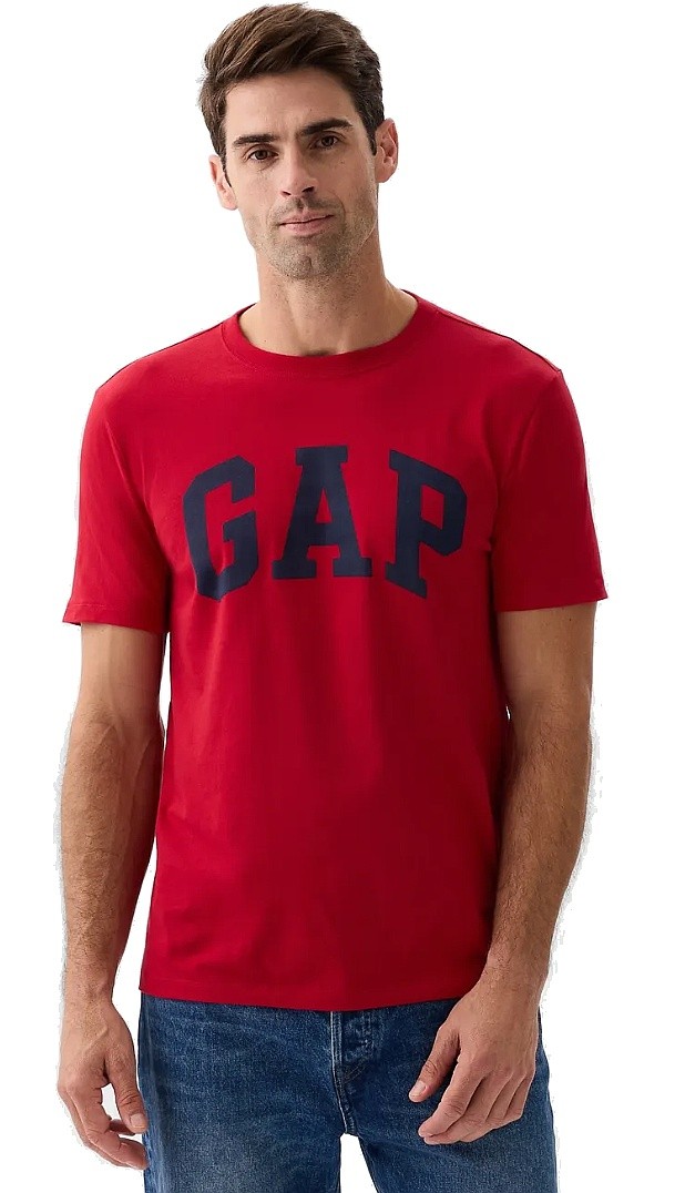 tričko GAP Logo GAP Basic - Red Apple