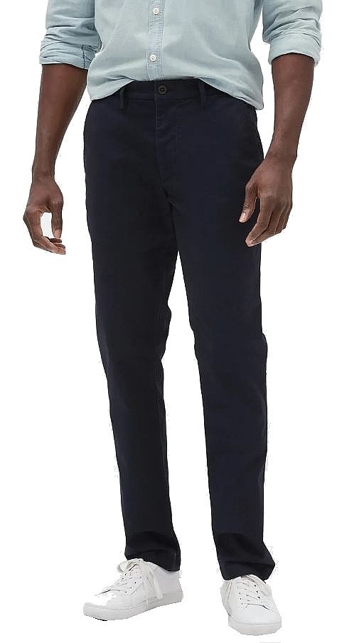 spodnie GAP Khaki Slim Fit GapFlex - True Black