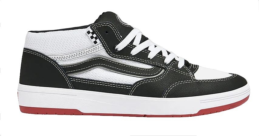 Schuhe Vans Zahba Mid - Black/White/Red - men´s