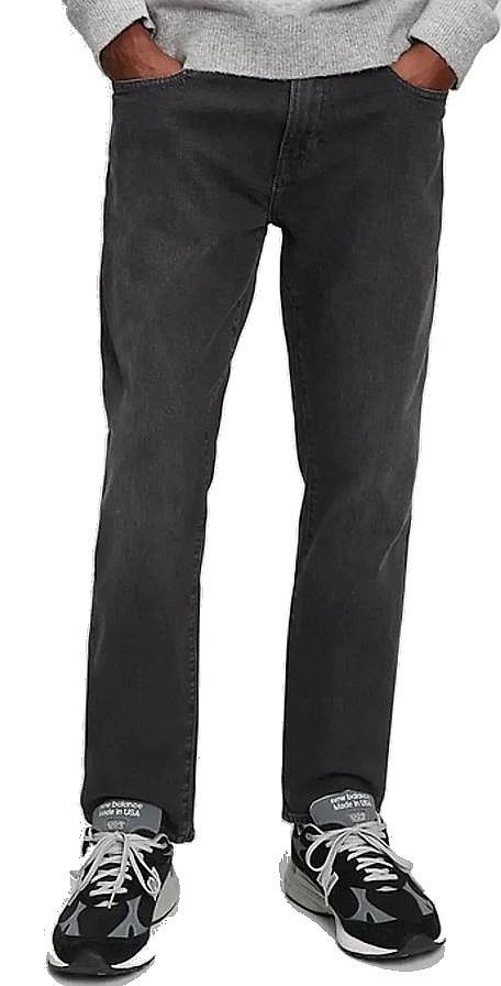 pantalones vaqueros GAP Slim Straight GapFlex - Washed Black - men´s