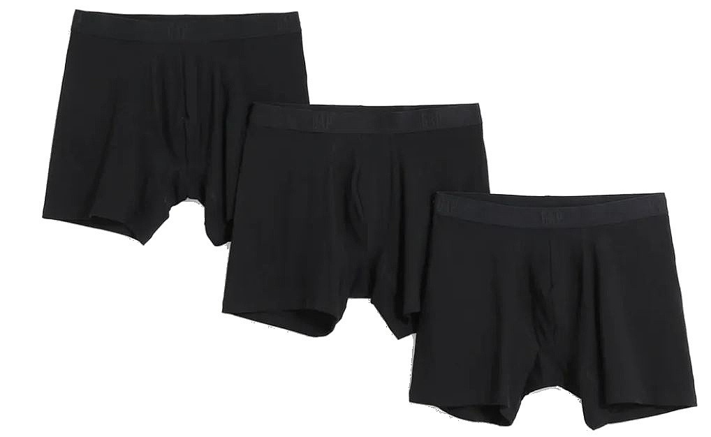 sportbroekje GAP Basic Boxer Briefs 3 Pack - True Black V2 - men´s
