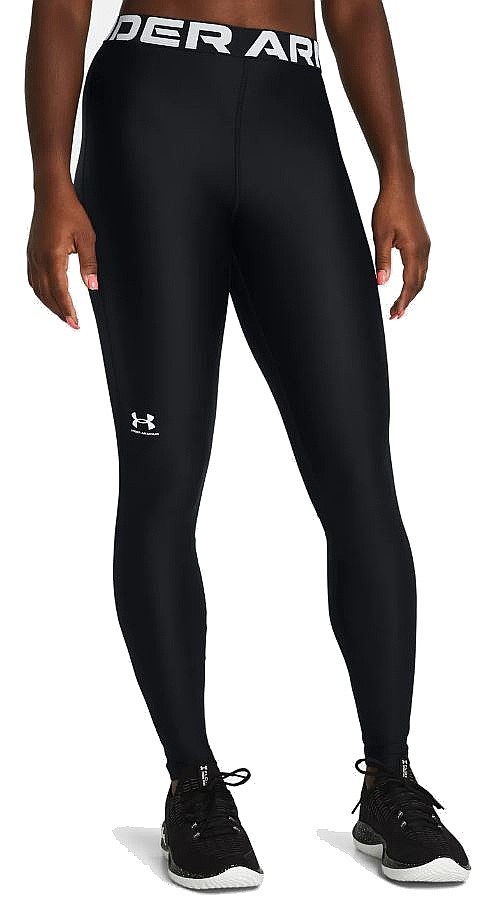 jambières Under Armour HeatGear Authentics - Black/White - women´s