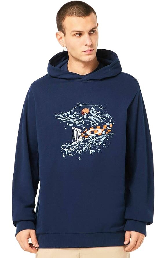 кофта Oakley Finish Line Hoodie - Team Navy - men´s
