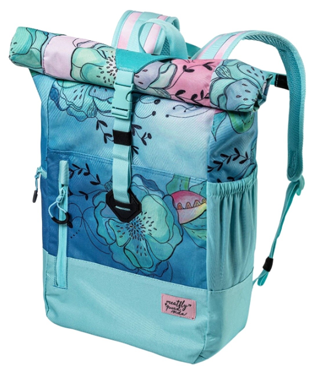 Rucksack Meatfly Holler Pura Vida - Mint Flowers - women´s