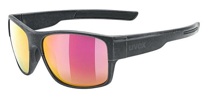 okulary Uvex ESNTL Urban - Black Matt/Mirror Red