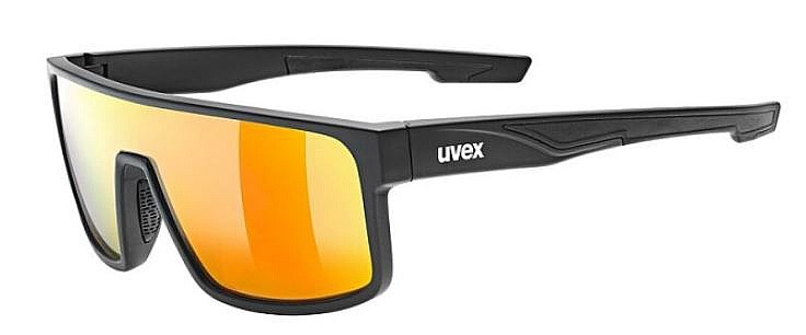 очки Uvex LGL 51 - Black Matt/Mirror Red