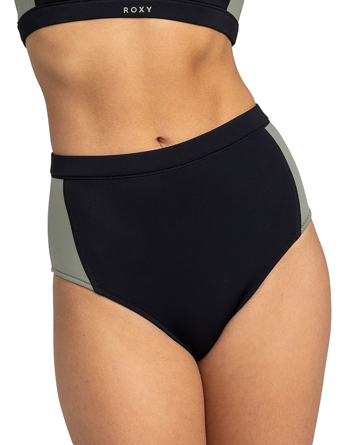 swimsuit Roxy Pro Performance Highwaist - KVJ0/Anthracite - women´s