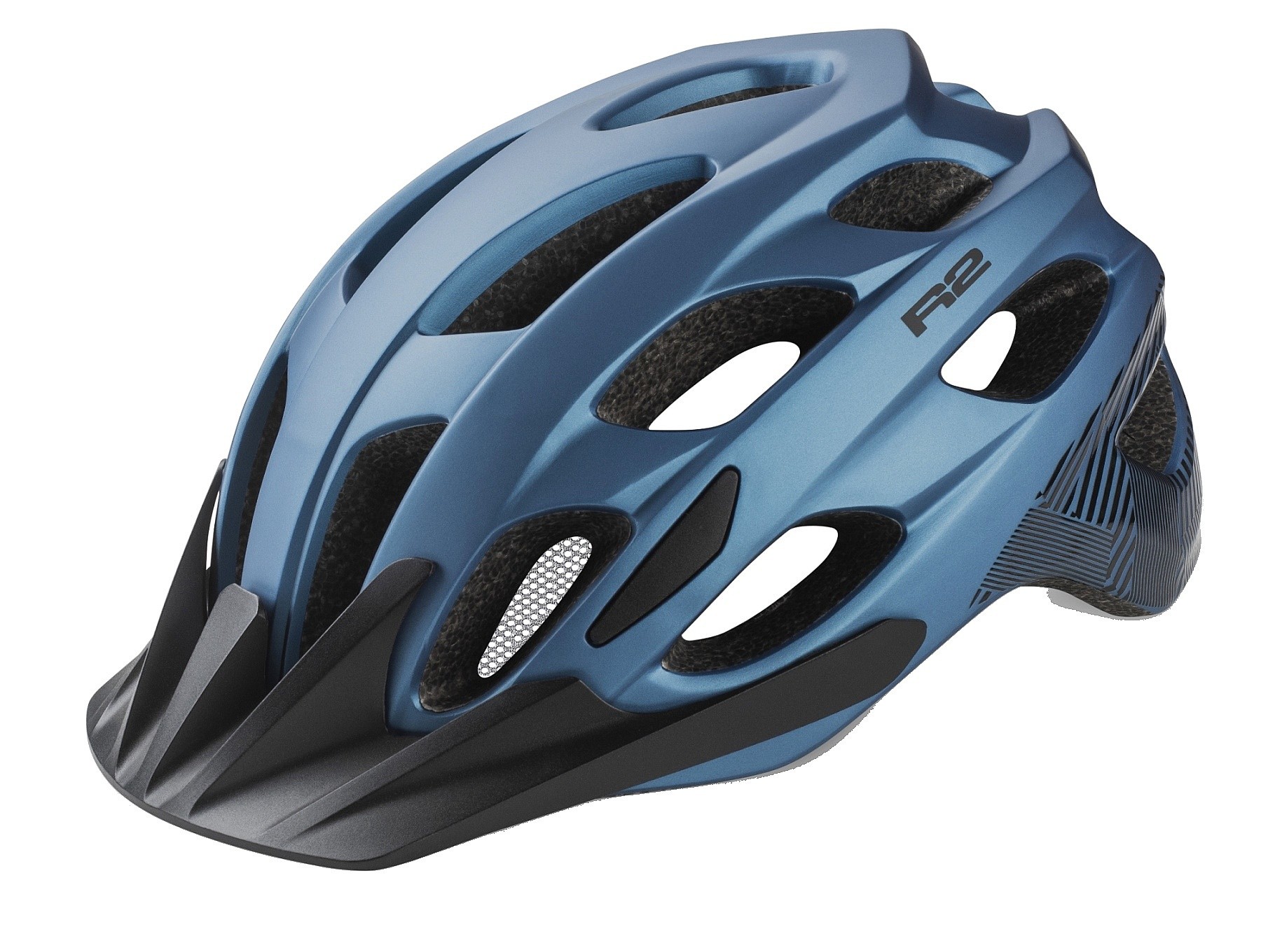 шлем R2 Cliff - ATH22J/Matte Metallic Petrol Blue/Black