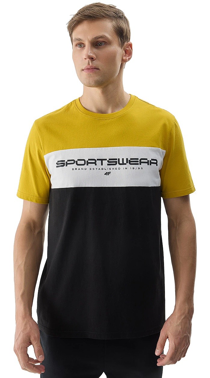 рубашка 4F 4FWSS24TTSHM1326 - 71S/Yellow - men´s