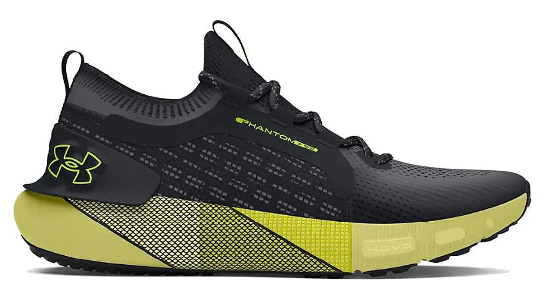 обувь Under Armour Hovr Phantom 3 SE FD - Black/Titan Gray/High Vis Yellow