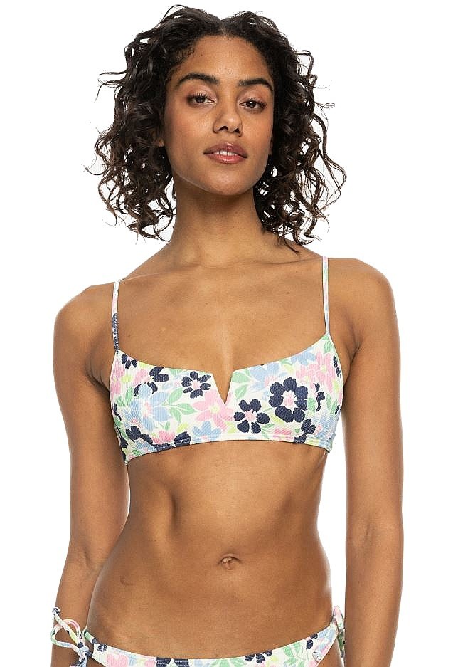 plavky Roxy Wild Floral Bralette - PZB6/Bel Air Ephemere Small