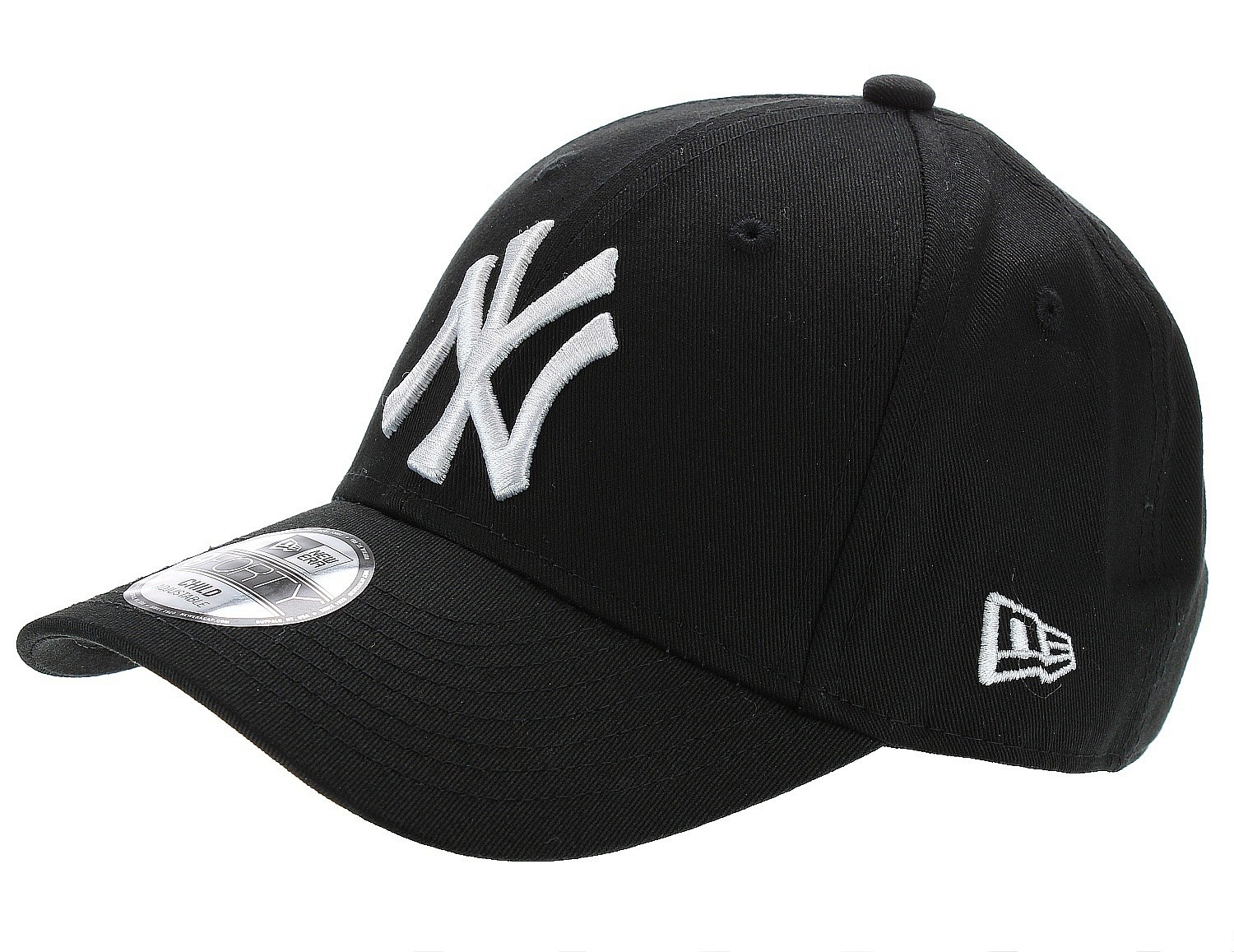 Baseball Cap New Era 9FO League Basic MLB New York Yankees Kid's - Black/Optic White