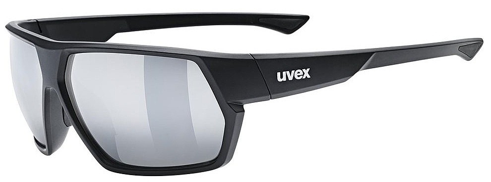 des lunettes Uvex Sportstyle 238 - Black Matt/Mirror Silver Cat.3