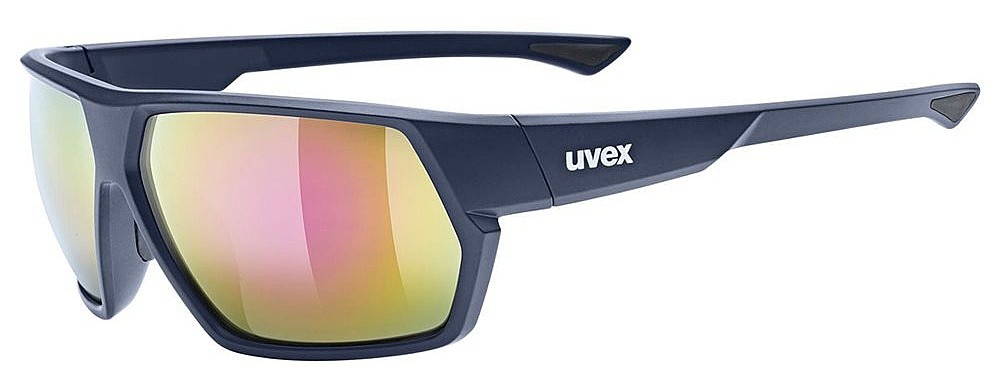 des lunettes Uvex Sportstyle 238 - Deep Space Matt/Mirror Red Cat.3