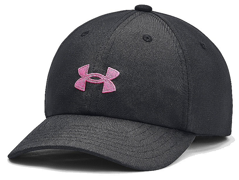 kšiltovka Under Armour Blitzing Adjustable Youth - Black/Rebel Pink