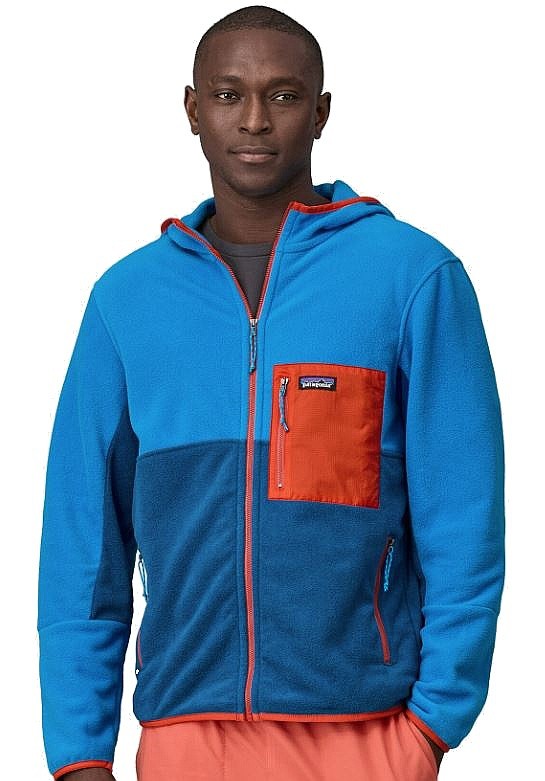 shirts Patagonia Microdini Zip - Endless Blue - men´s