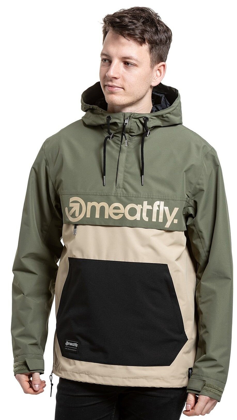 Jacke Meatfly Garen - Olive/Deep Sand - men´s