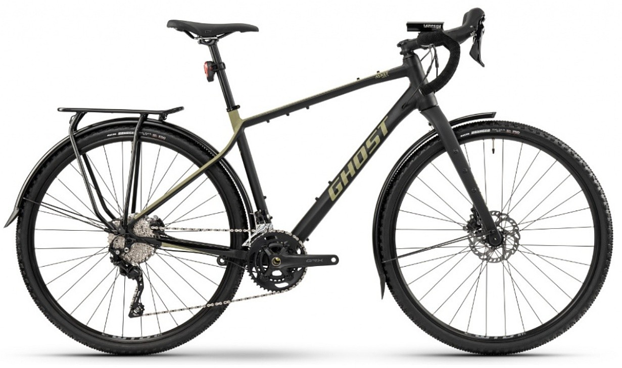 bicykel Ghost Asket Essential EQ AL 28" TEST - Black/Green