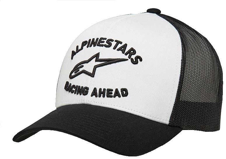 šiltovka Alpinestars Triple Trucker - White/Black/White