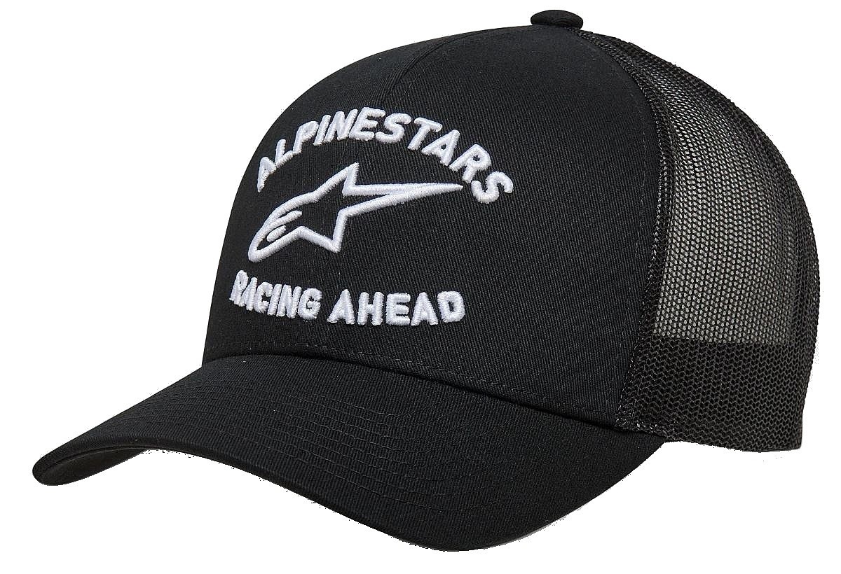 cap Alpinestars Triple Trucker - Black/Black/White - men´s