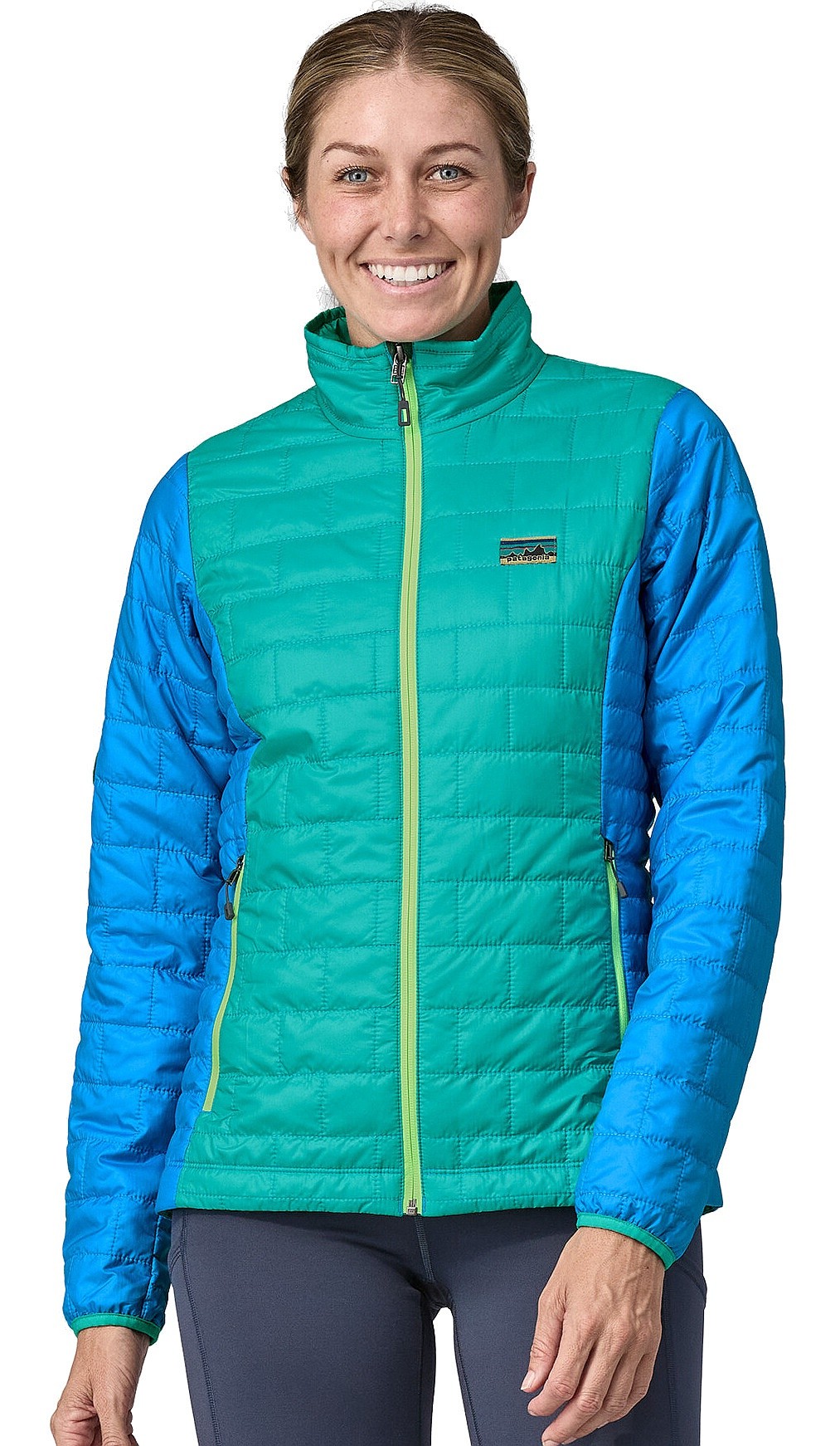 jacket Patagonia Nano Puff - Subtidal Blue - women´s
