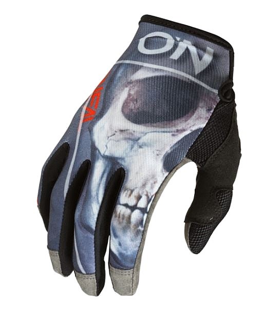 glove O'Neal Mayhem Bones V.22 - Black/Red