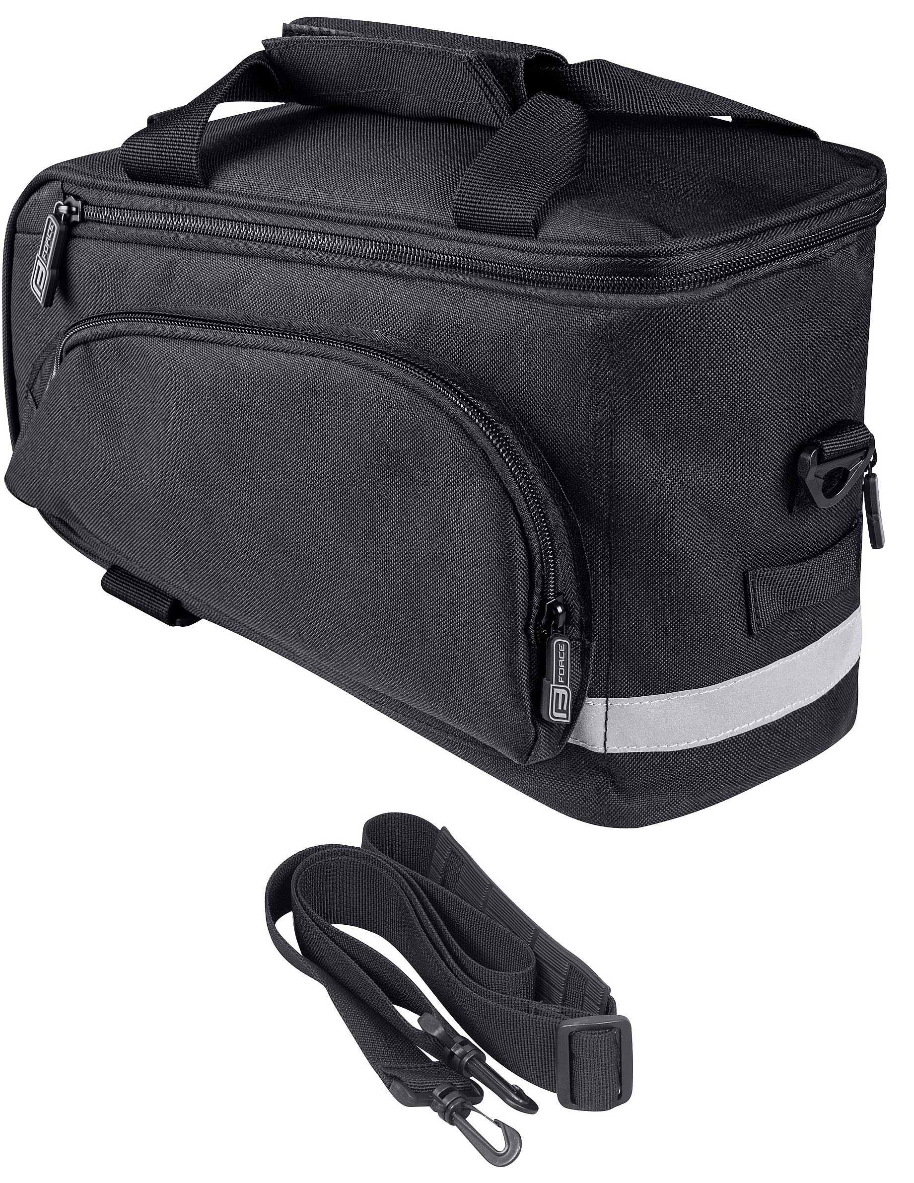 borsa da bici FORCE Slim Bud - Black/Gray
