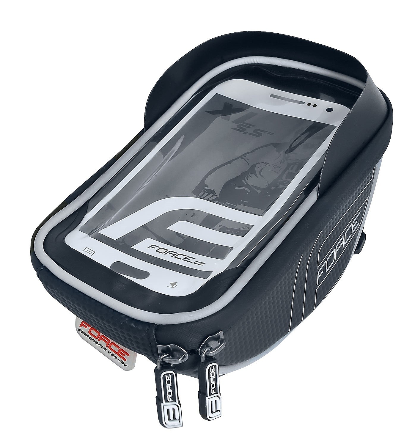 fietstas FORCE Smart XL - Black/Gray