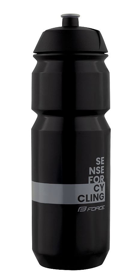 drikkeflaske FORCE Fine 750 - Black/Gray