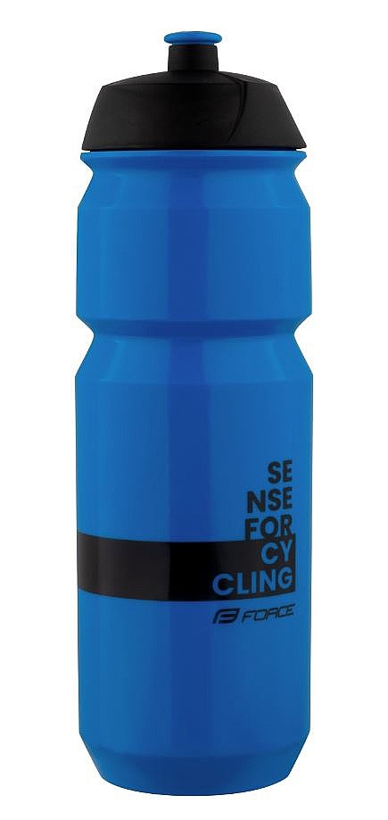 vattenflaska FORCE Fine 750 - Blue/Black