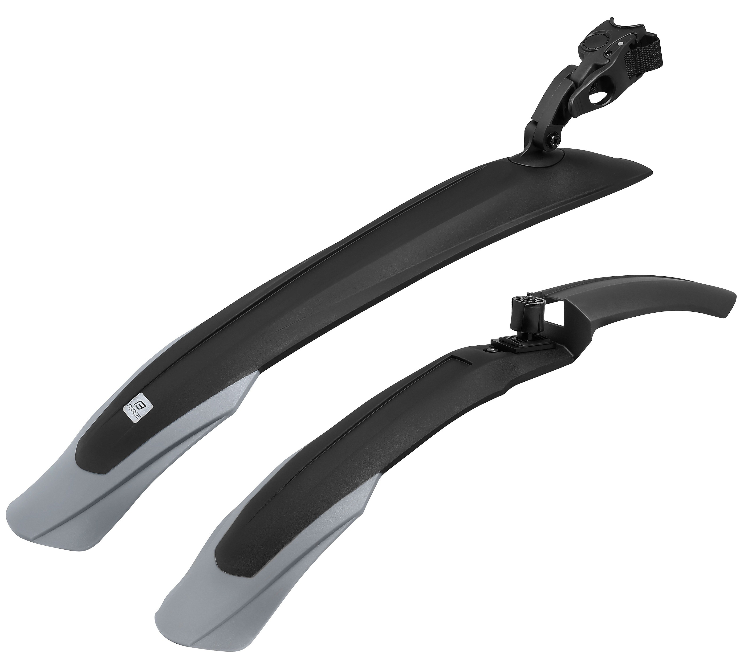 spatbord FORCE Ward 24"-29" 2 Pack - Black/Gray
