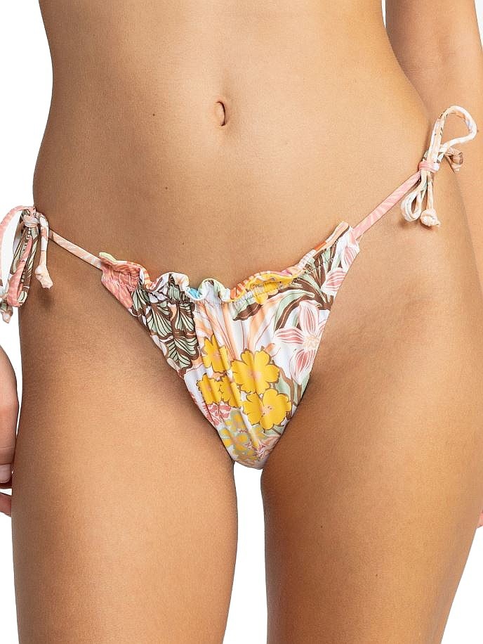 Badeanzug Roxy Playa Paradise Cheeky - WBK6/White Viva La Vida - women´s
