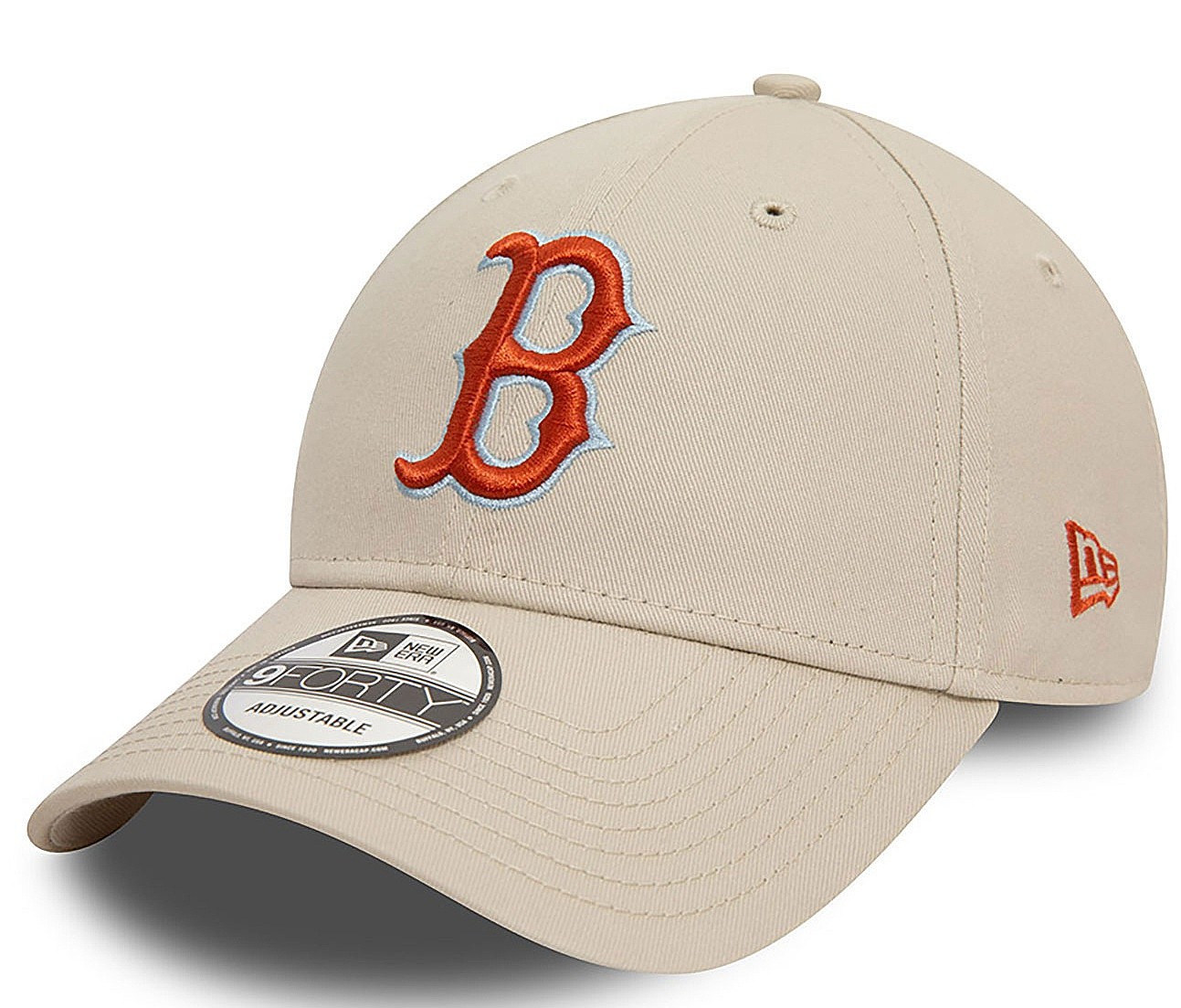 casquette New Era 9FO Patch 9forty MLB Boston Red Sox - Stone - men´s