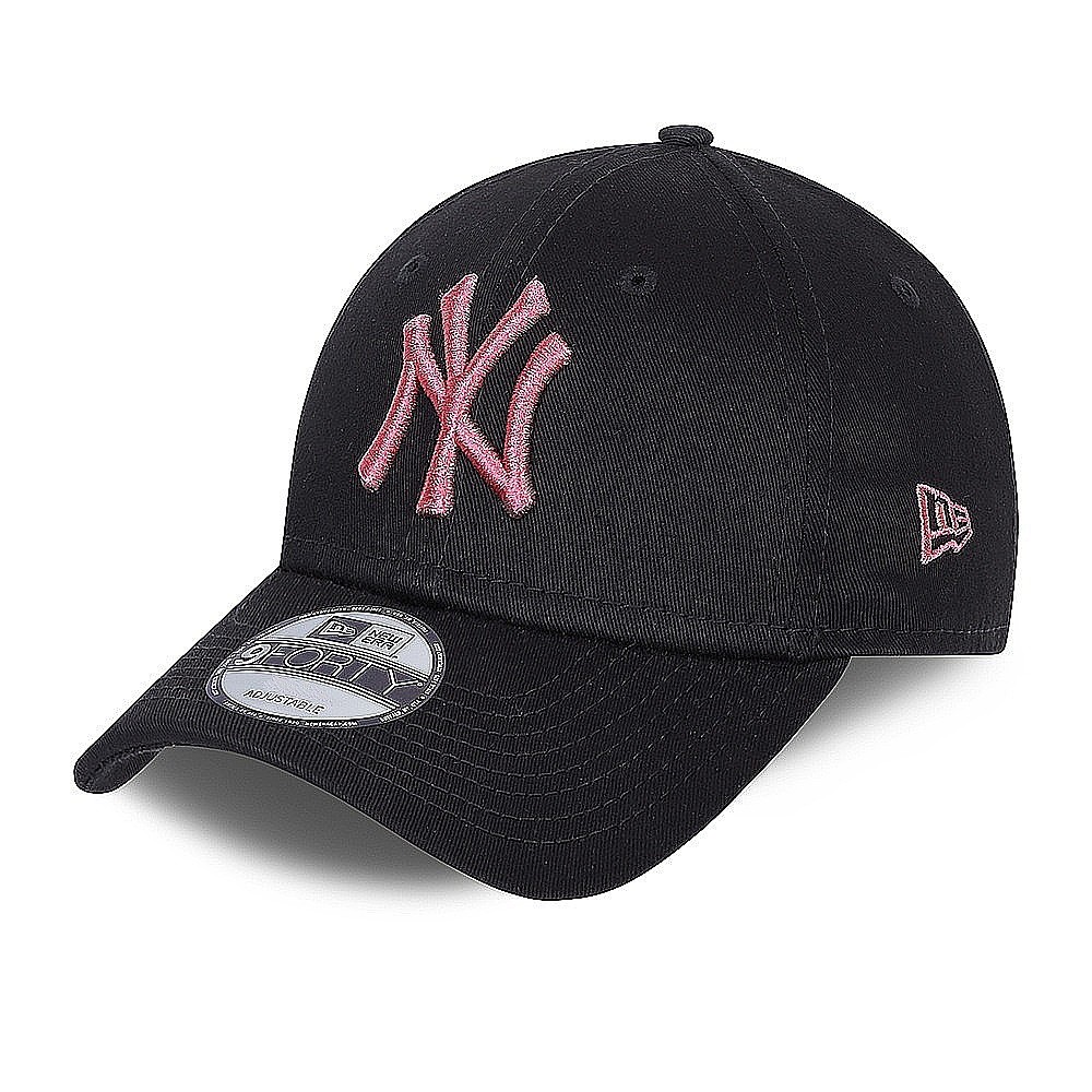 casquette New Era 9FO Chyt League Ess. MLB New York Yankees Youth - Black/Blush - unisex junior