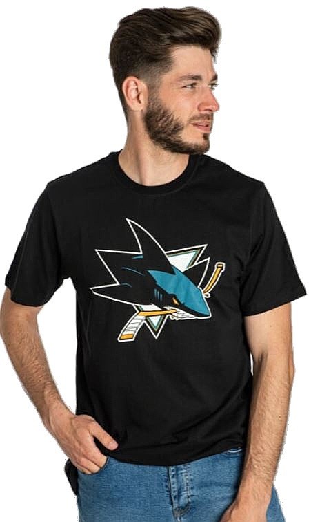 tričko 47 Brand NHL San Jose Sharks Imprint '47 Echo - Jet Black