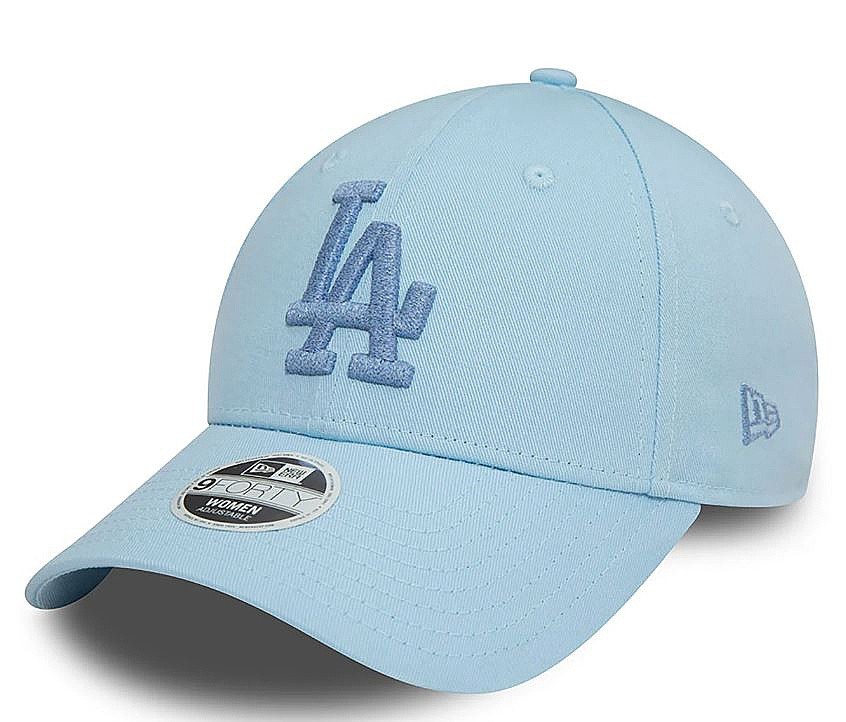 Kappe New Era 9FO Metallic Logo MLB Los Angeles Dodgers - Pastel Blue/Blue - women´s