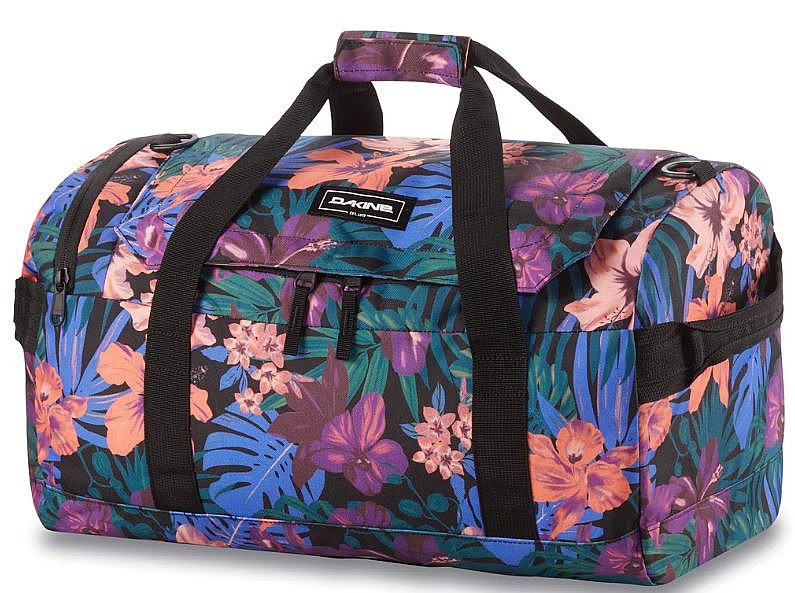 sac bandoulière  Dakine EQ Duffle 35 - Black Tropidelic - women´s